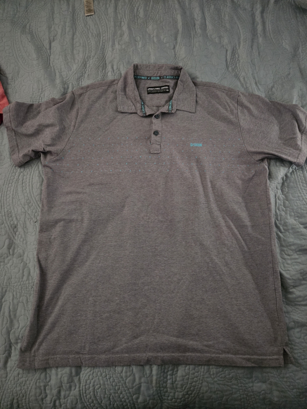 Dixxon Men's Bolt Premium Polo Charcoal Color Size 2X